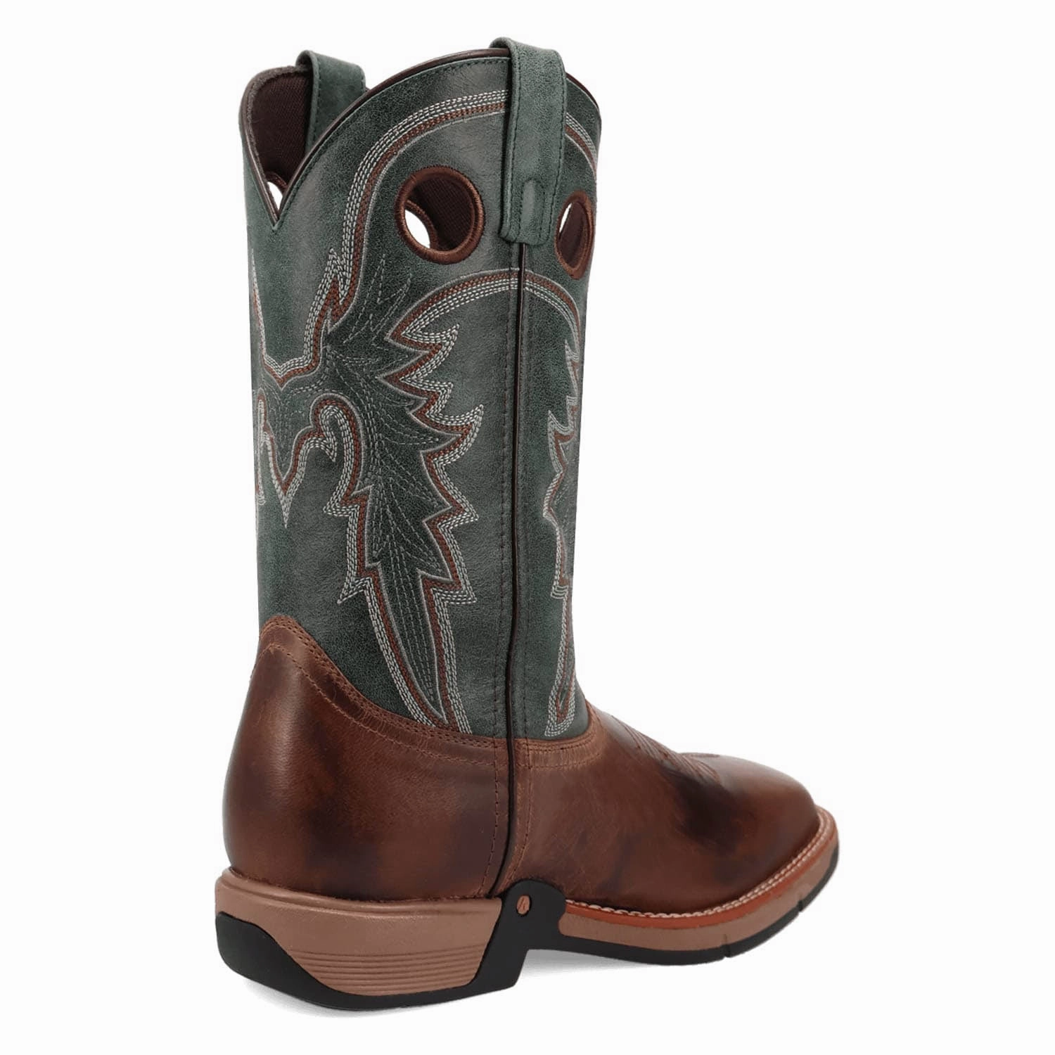 Laredo Mens Alloy Tan/Green Leather 11in Cowboy Boots Call It Spring Boots