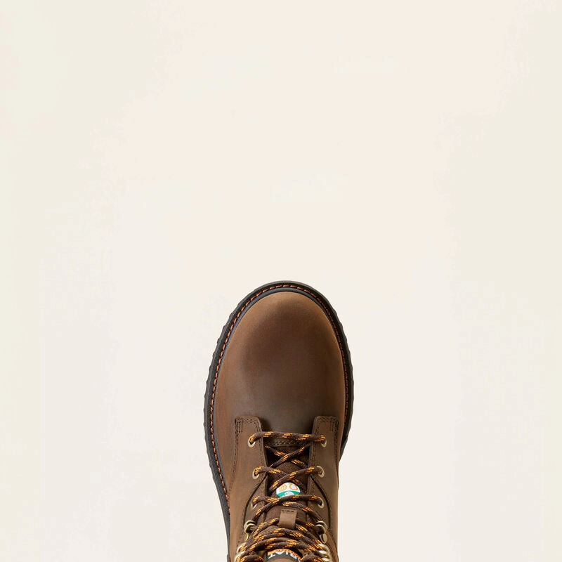 RigTEK 8" CSA Waterproof Composite Toe Work Boot Work Boots With 90 Degree Heel