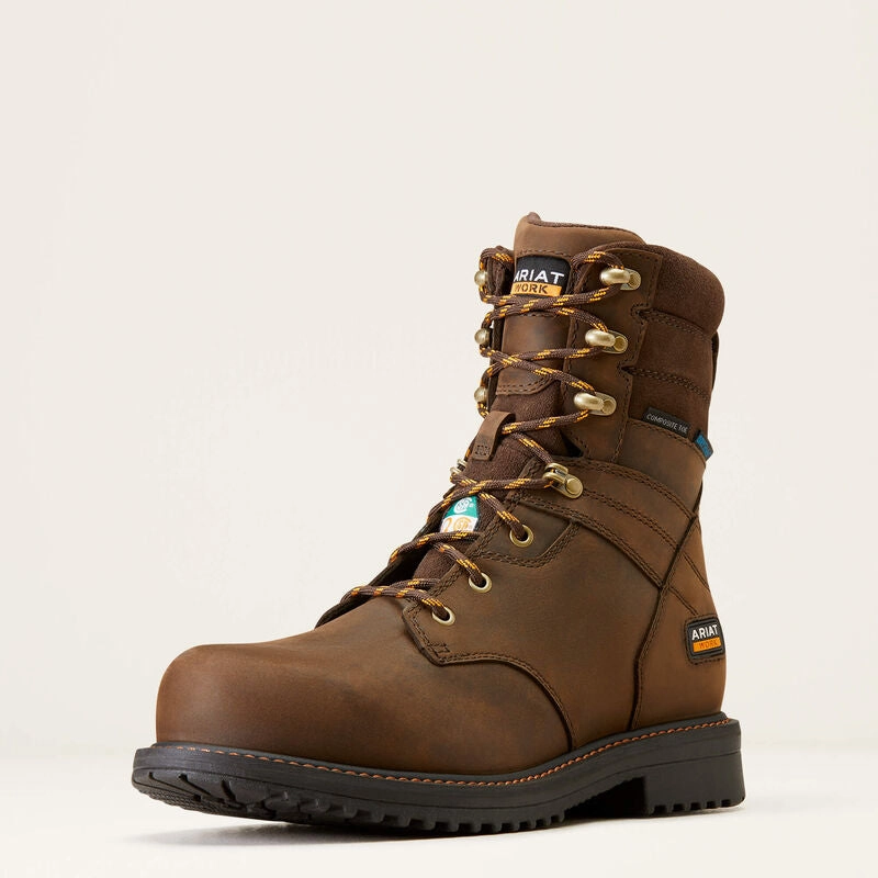 Logging Work Boots RigTEK 8" CSA Waterproof Composite Toe Work Boot