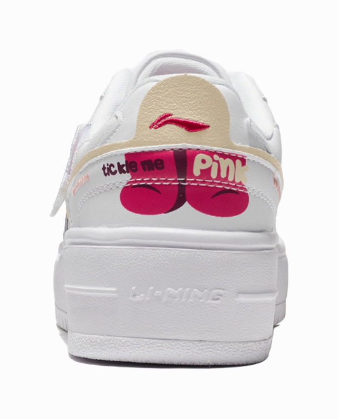 Disney X LINING Cheese Skateboard Shoes Women's Low top White Dunk High Retro Premium Se Certified Fresh Casual Shoes