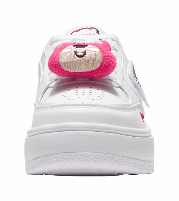 Disney X LINING Cheese Skateboard Shoes Women's Low top White Fall Business Shoes