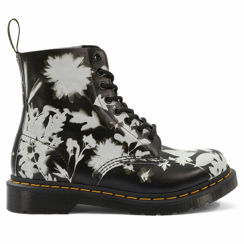 Dr. Martens 1460 Pascal Floral Printed Leather Women's Ankle Boots Zara Leather Combat Boots