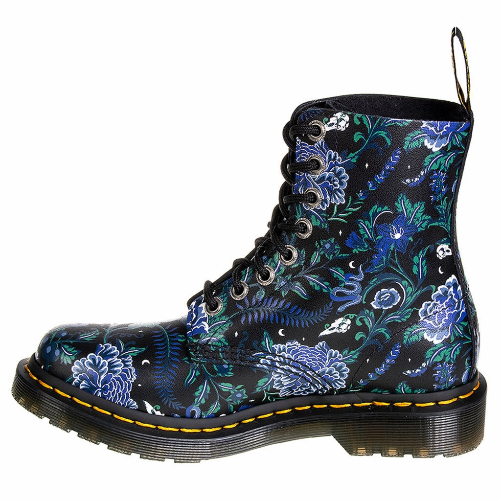 Dr. Martens 1460 Pascal Floral Printed Leather Women's Ankle Boots Combat Boots Amazon