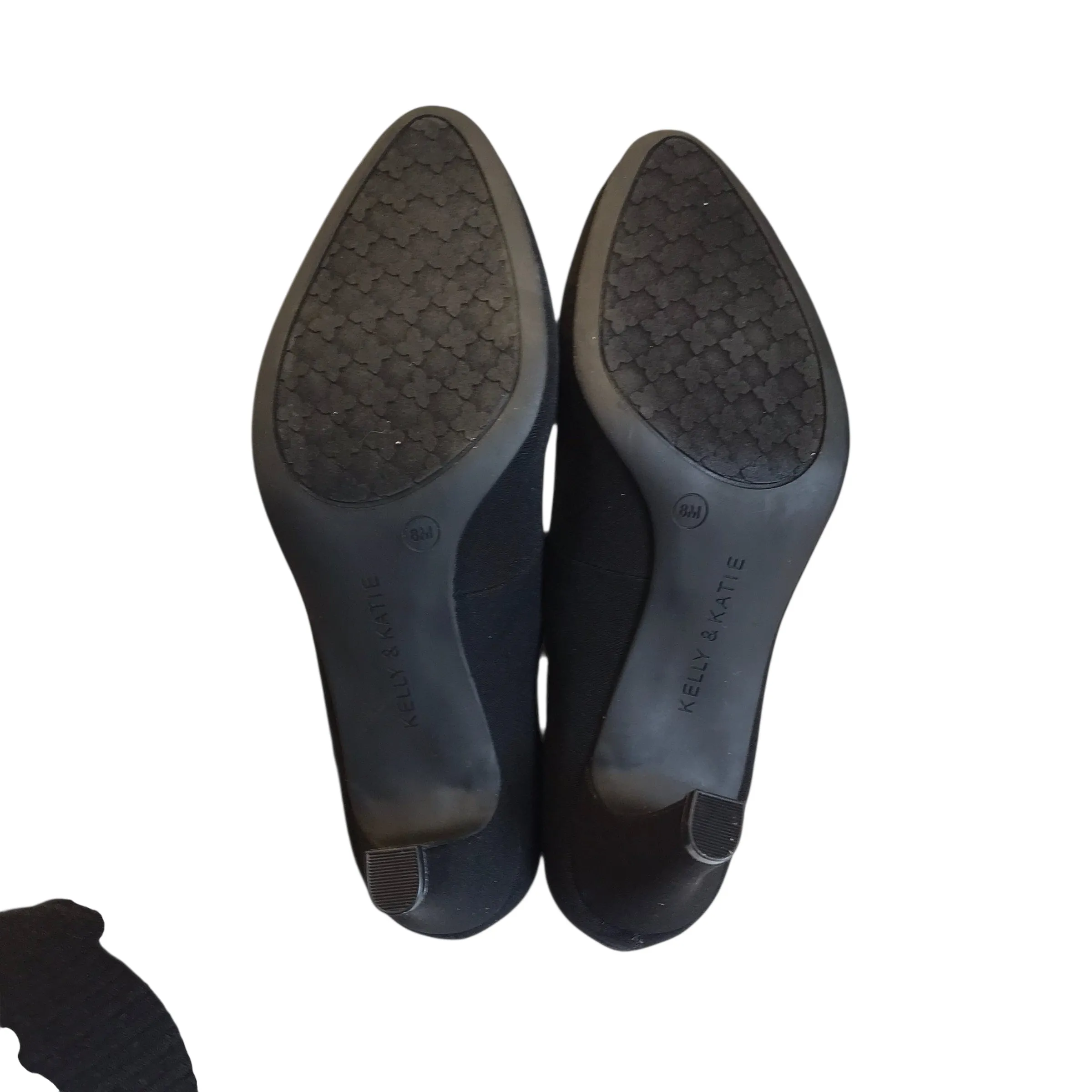 Shoes Heels Kitten By Kelly And Katie In Black, Size:8 Studded High Heel Ankle Boots