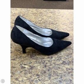 Retro Style Heels Shoes Heels Kitten By Cmf In Black, Size: 6.5