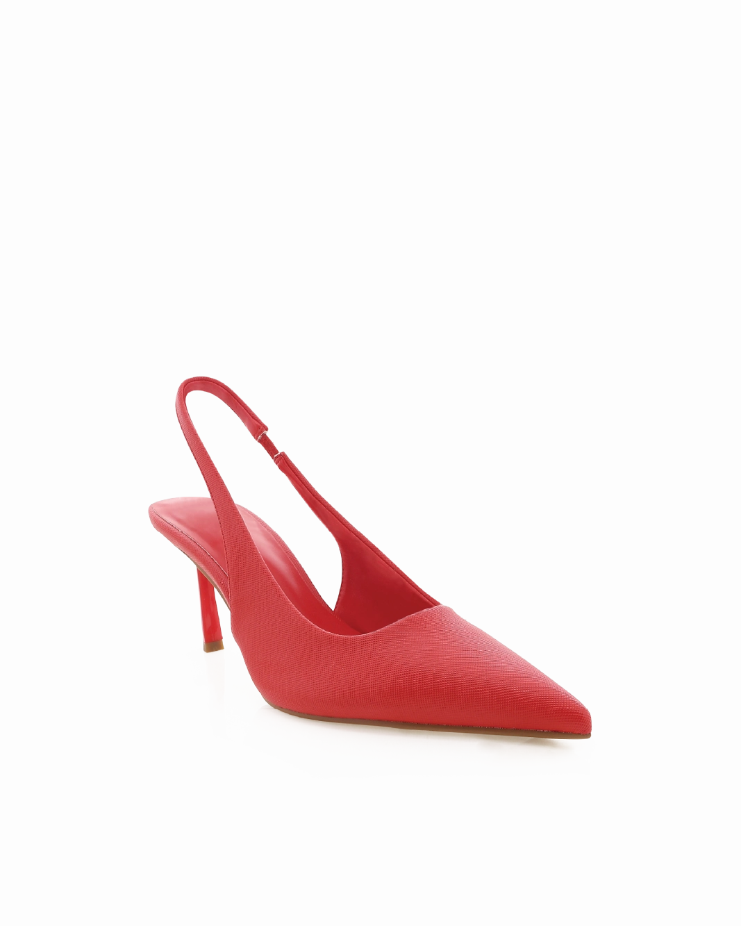 IDANA - PIMIENTO SAFFIANO SHINE Leopard Print Heels