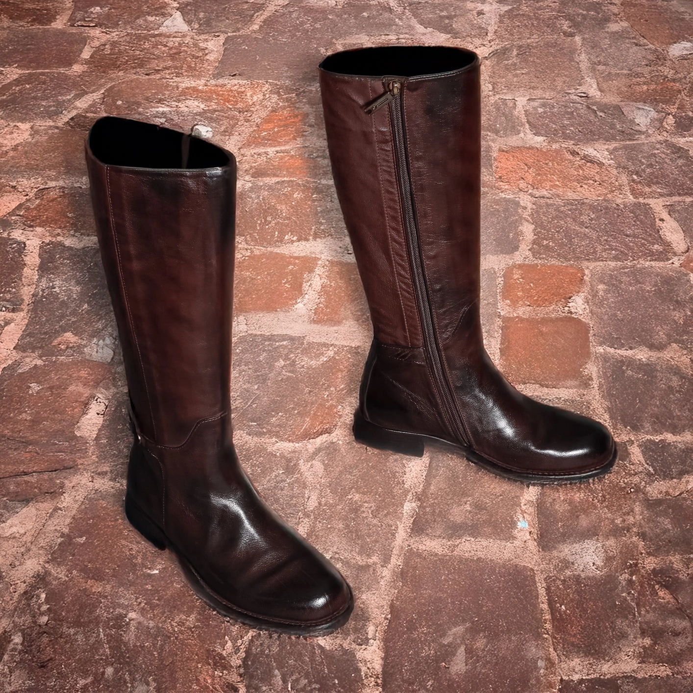 Over The Knee High Boots Size 5 DT17A Brown