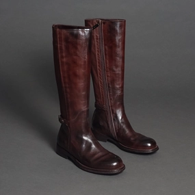 Clover Stretch Tall Knee-high Boot DT17A Brown