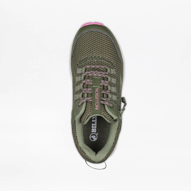 Trail Running Shoes For High Arches Womens -  Inclusion Trail Olive/Pink