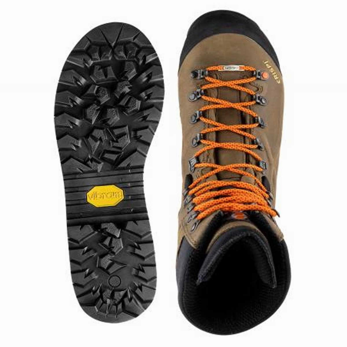 Oboz Hiking Boots CRISPI Titan GTX Boots - Mens Gore-Tex Hunting Boots - Dark Brown