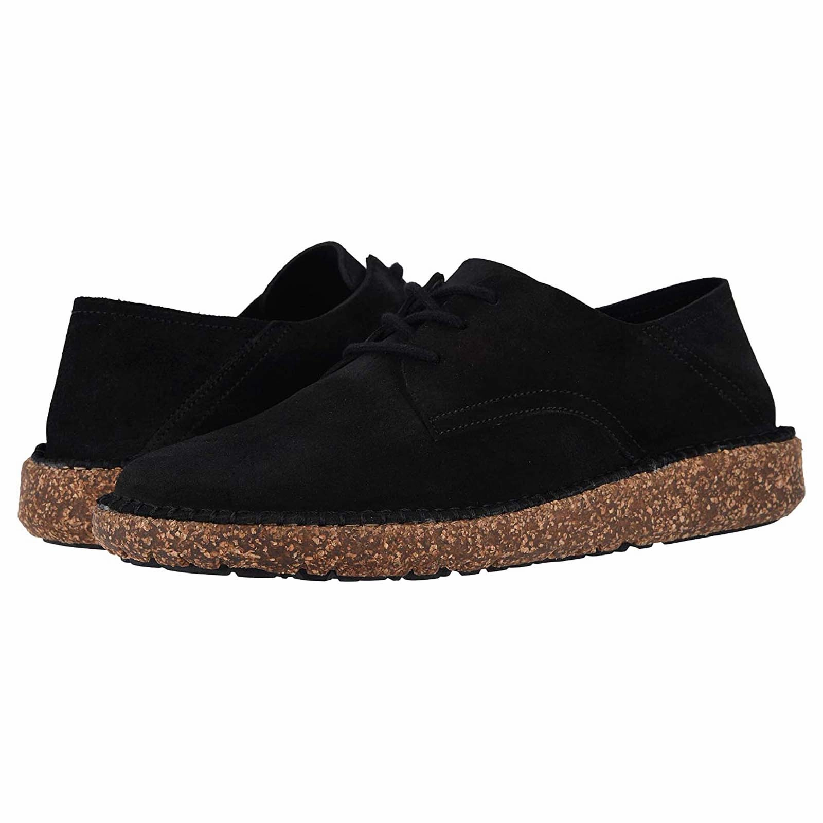 Sandals Cheapest Birkenstock Gary Suede Unisex Black Lace Up Shoes - UK 7.5 - US 10 Women / 8 Men - EU 41