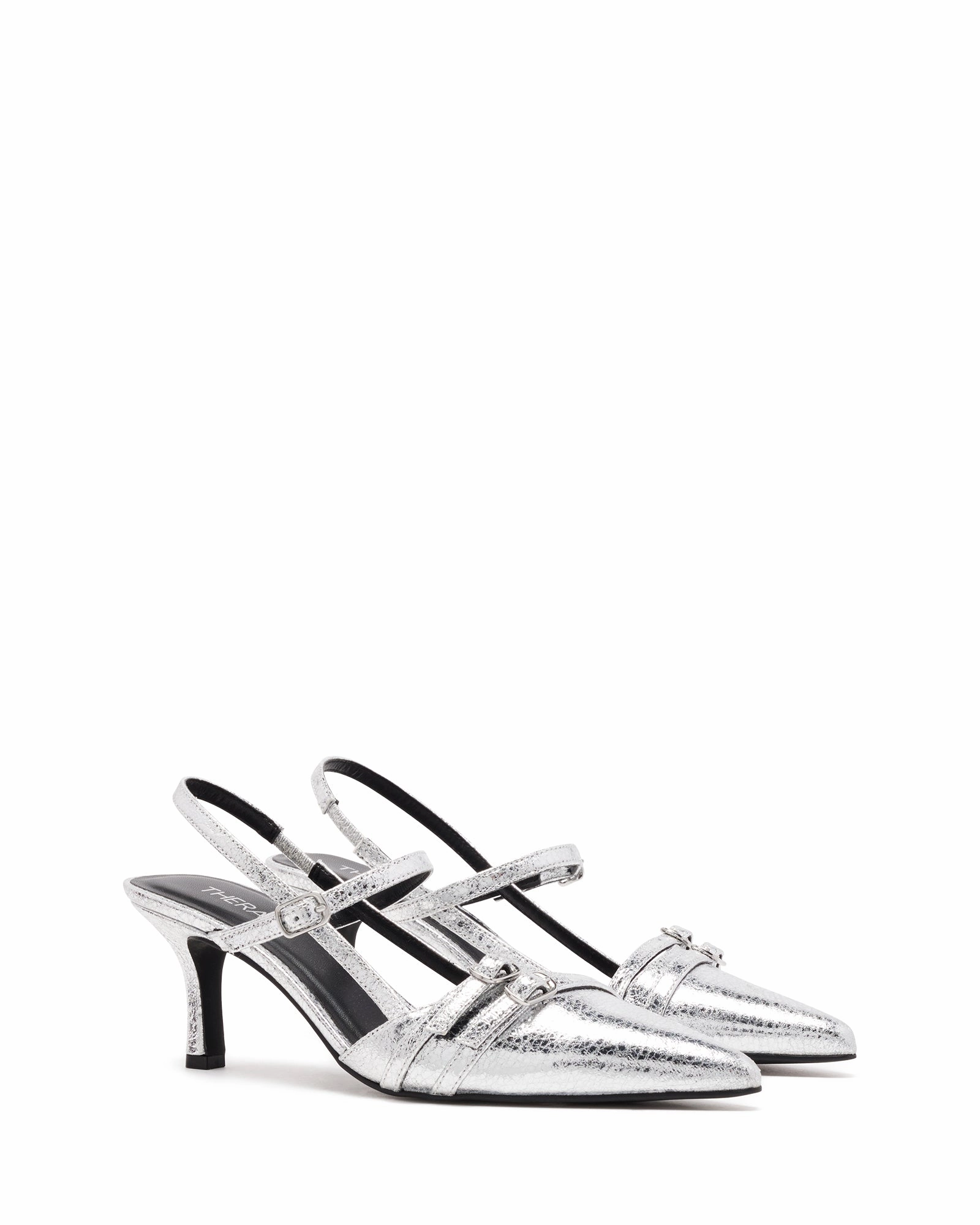 Jackpot Point Heel Silver