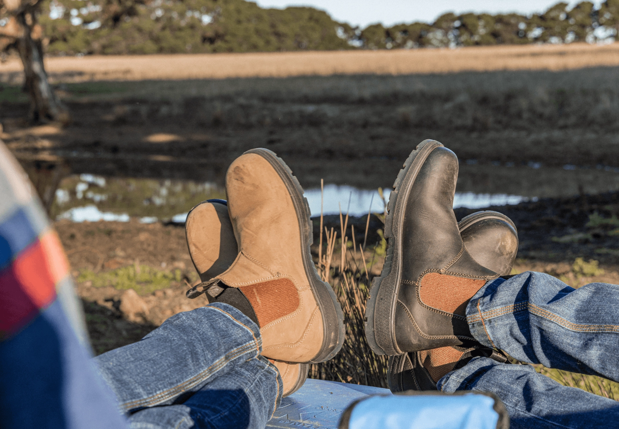 Hard Yakka BRUMBY Dealer Boots - Non Safety Good Work Boots For Flat Feet