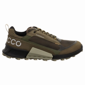 Ecco Biom 2.1 X Mountain Nubuck Leather Men's Outdoor Grape Leaf Tarmac Black Trainers Most Comfortable Trail Shoe