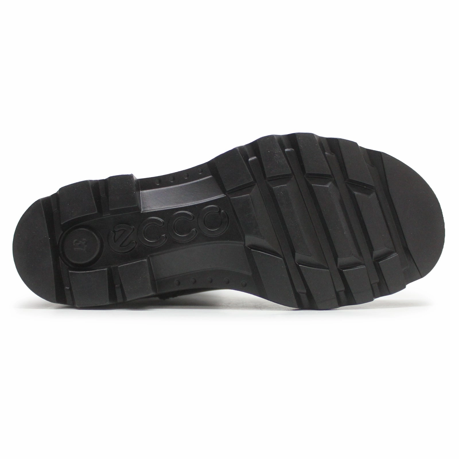 Ecco Grainer 214763 Leather Women's Knee High Black Boots Knee High Chunky Sole Boots