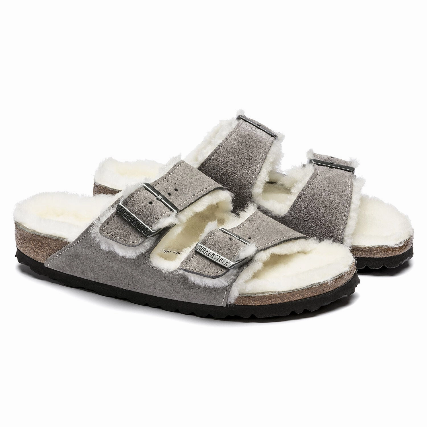 Slipper Arizona Shearling : Stone Coin