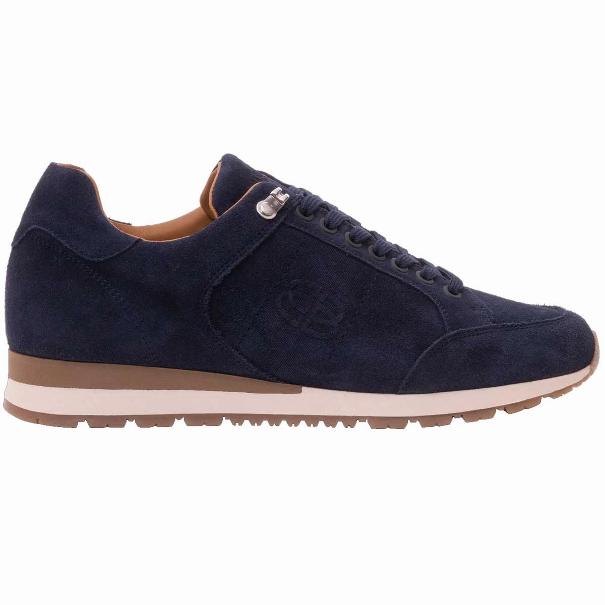 BARKER Seb Sneakers - Mens - Navy Suede Wool Casual Shoes