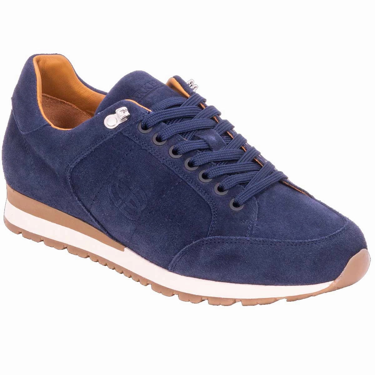 BARKER Seb Sneakers - Mens - Navy Suede Comfortable Casual Walking Shoes