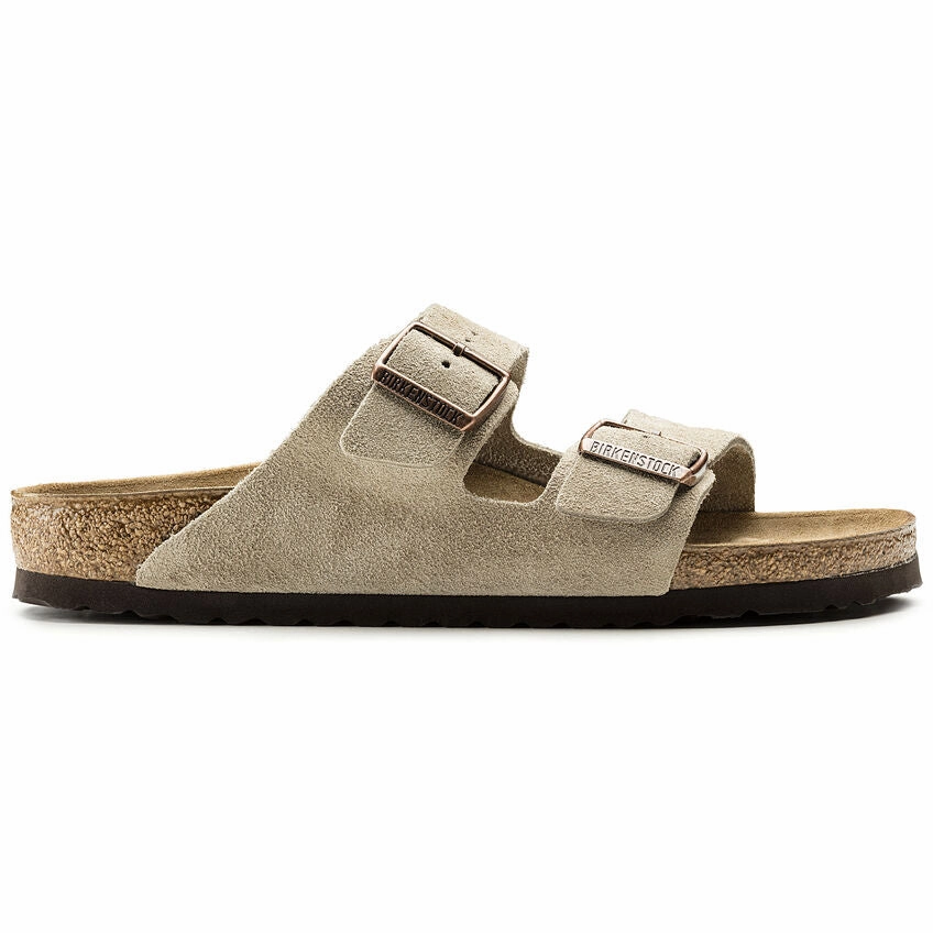 Factory Outlet Germany Birkenstock Unisex Arizona Soft Footbed - Taupe Suede