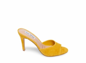 Sneakers With High Heel ERIN YELLOW SUEDE