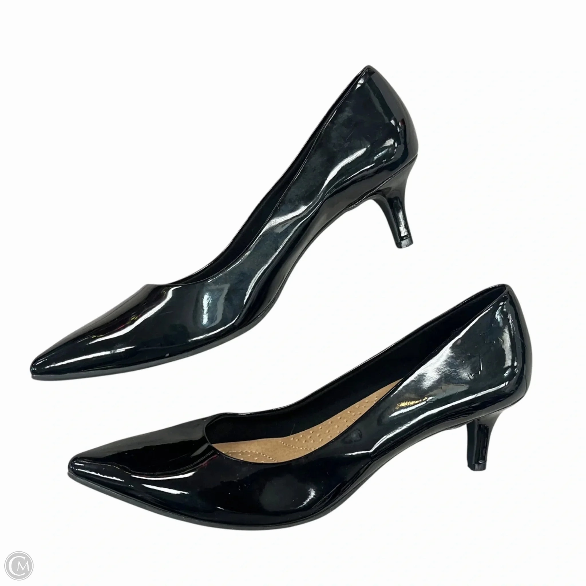 Shoes Heels Kitten By Dexflex In Black, Size: 9.5 Discount High Heels