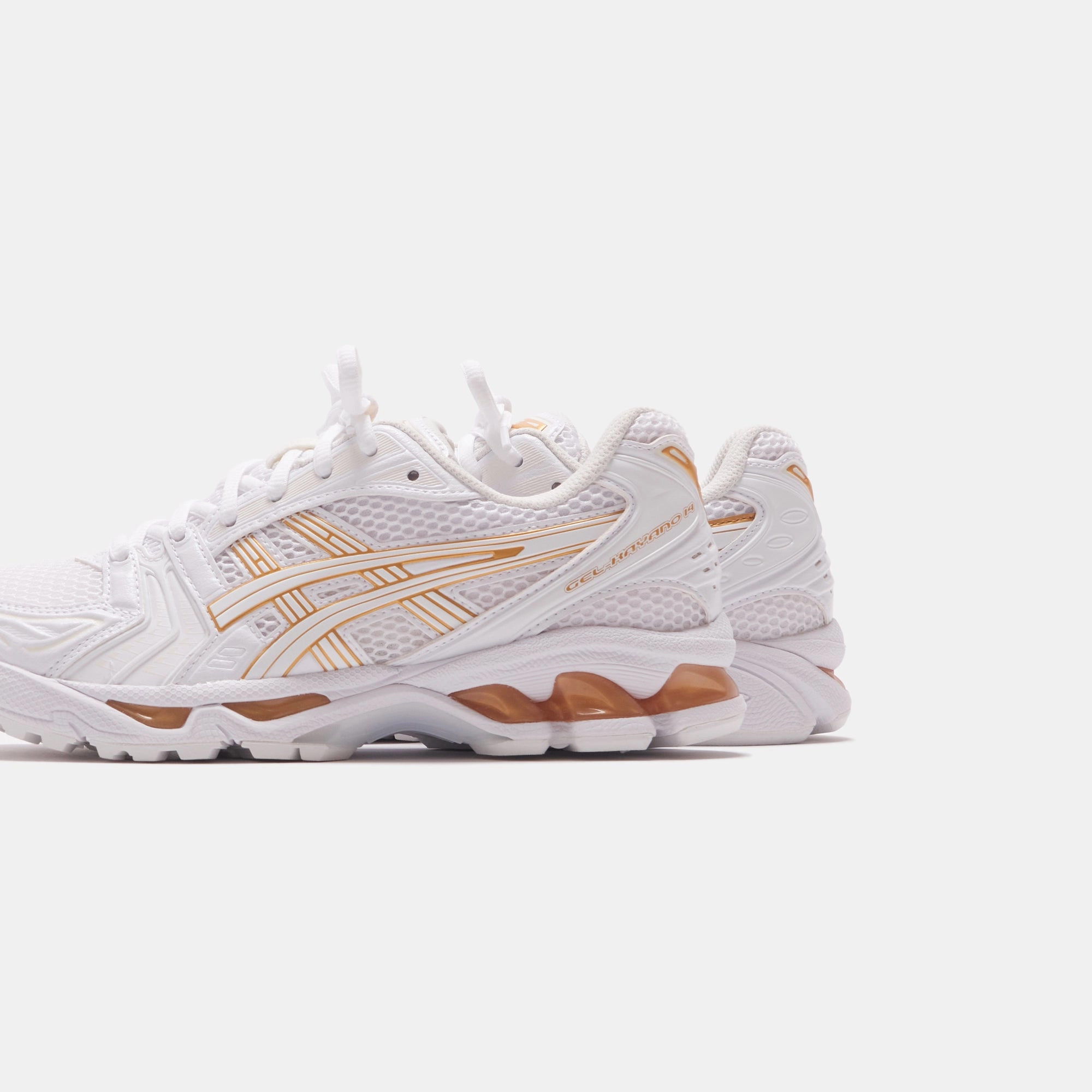 Asics Gel-Kayano 14 - White Asics Boss Tennis Shoes