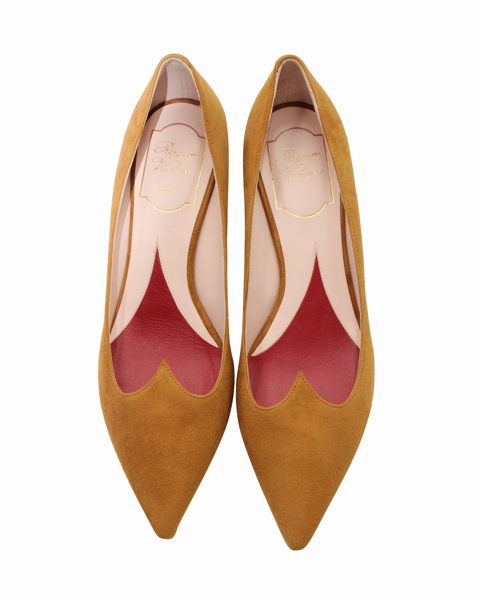 Roger Vivier I Love Vivier Pumps in Brown Suede High Heel Cowgirl Boots