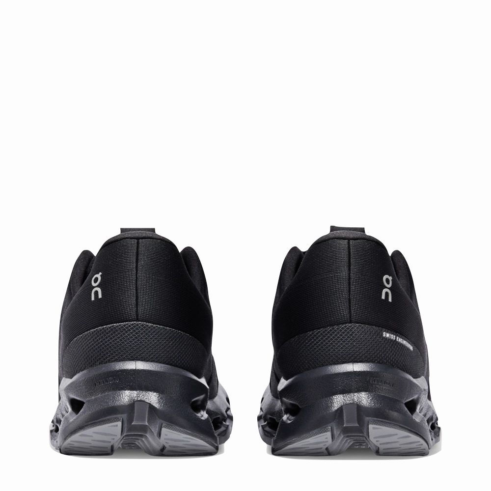 On Men's Cloudsurfer Running Sneaker in All Black Running Shoes For Distance Runners