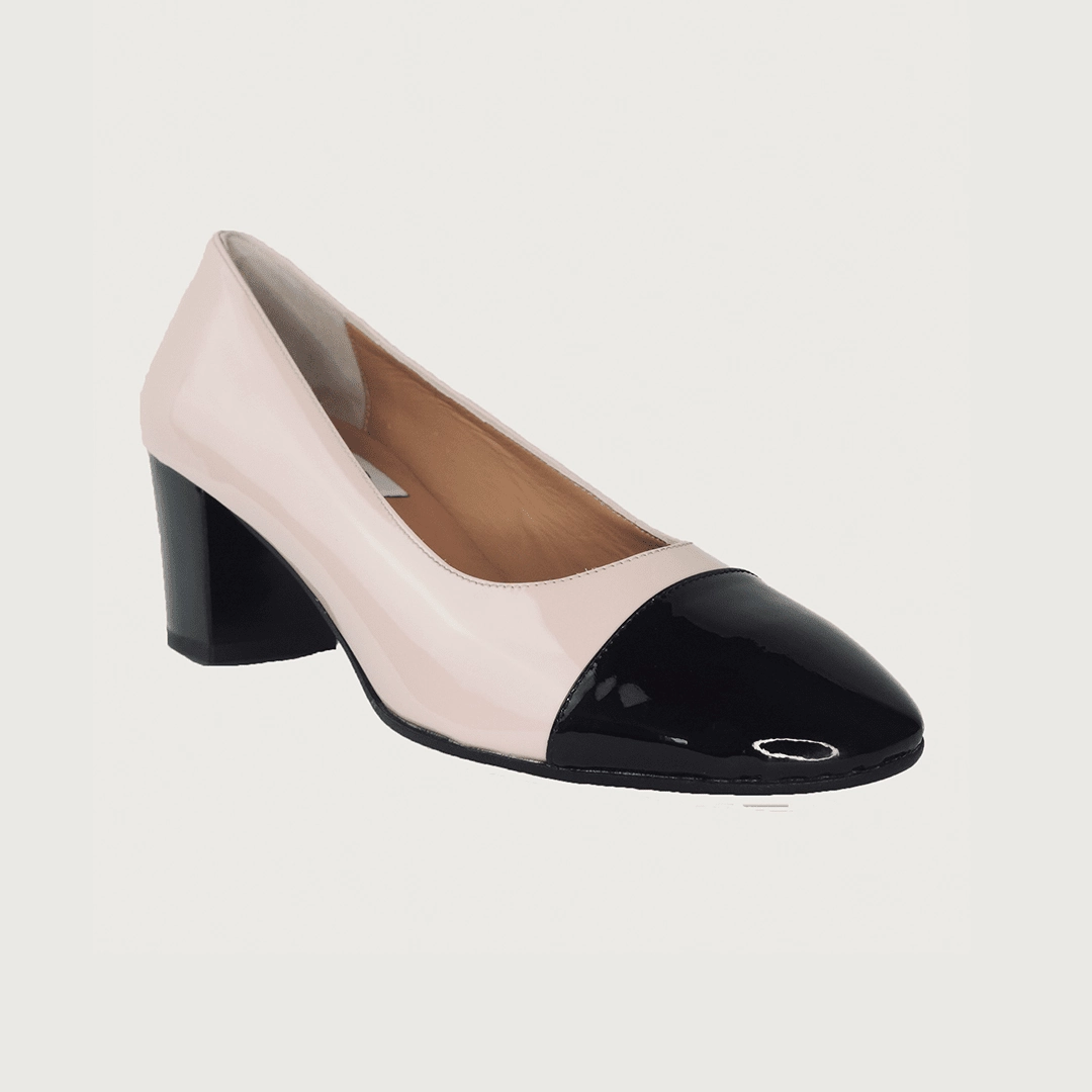High Heels Quotes Francesca Blush & Black Patent