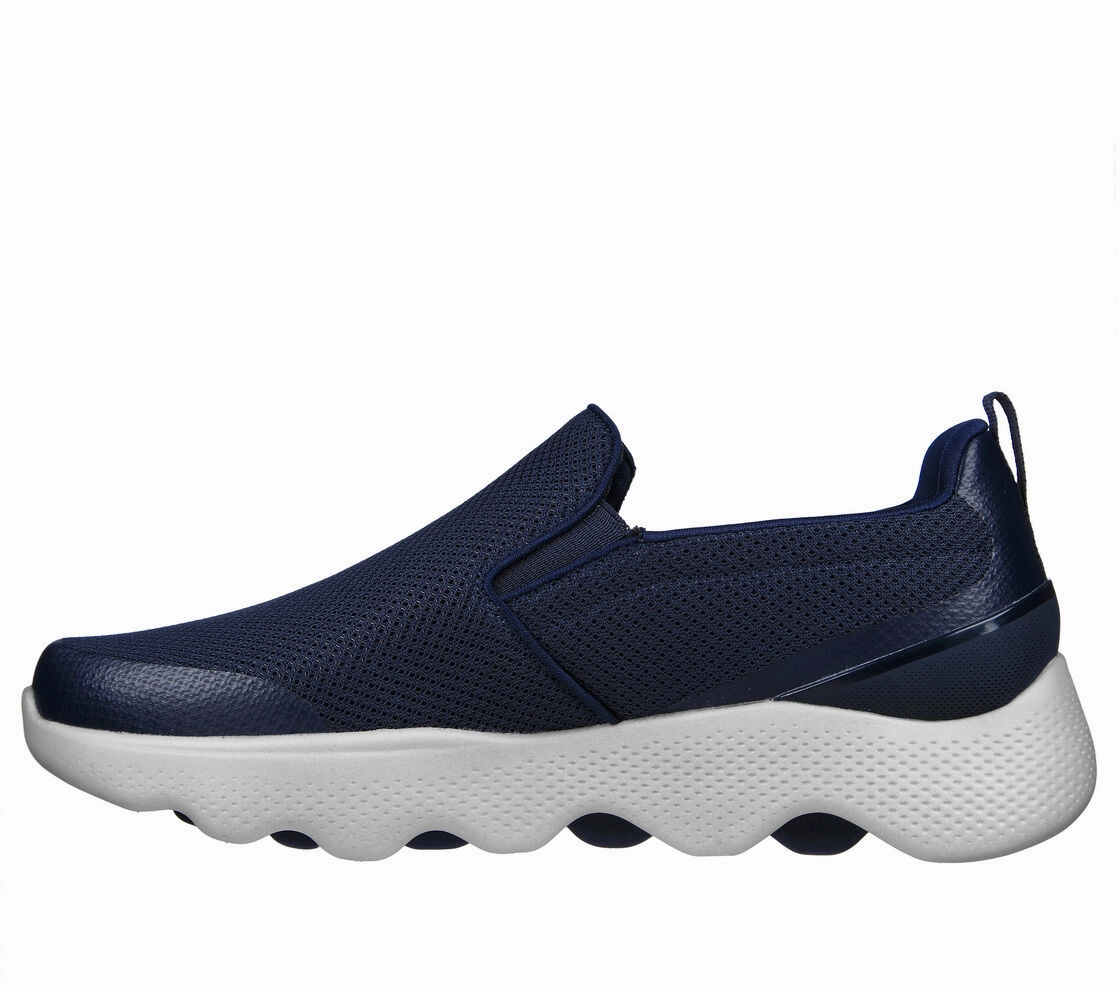 Best Walking Shoes For Travelling SKECHERS GO WALK MASSAGE FIT - RIPPLE - 216408 - NVY