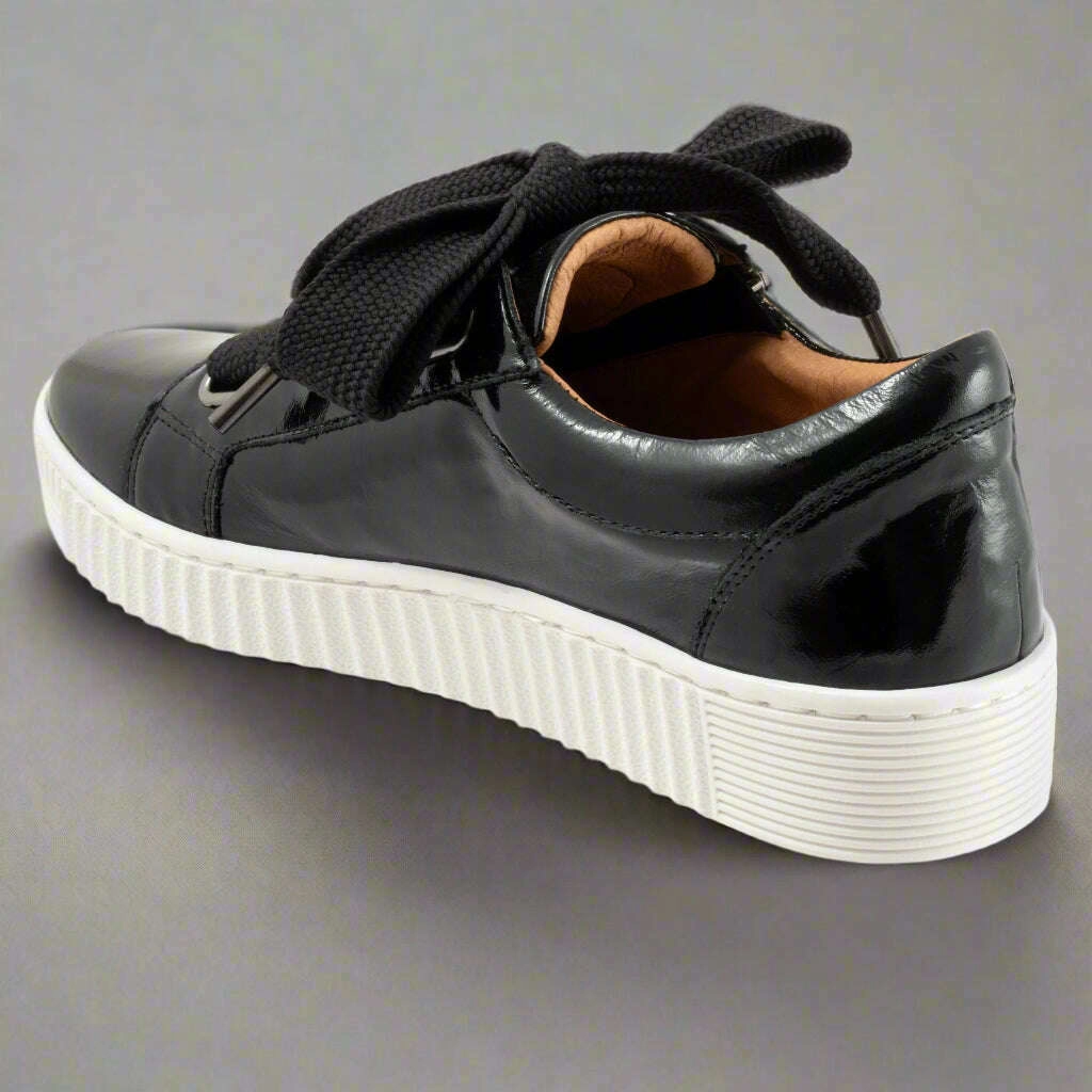 Casual Shoes Polo EOS - Jovi - Black Patent & White