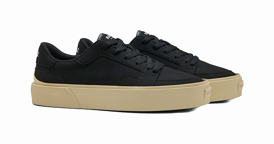 Gel-1130 Casual Shoes EQLZ EQUALIZER Fault 25 Anti Slip Wear Resistant Low Top Skateboard Shoes Unisex Ghost Black