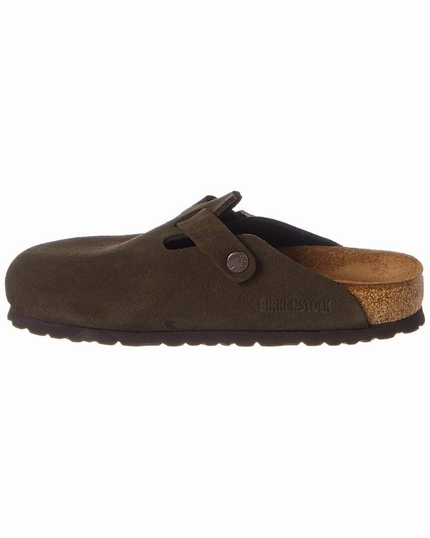 Usa Birkenstock Boston Soft Footbed Suede Leather Clog