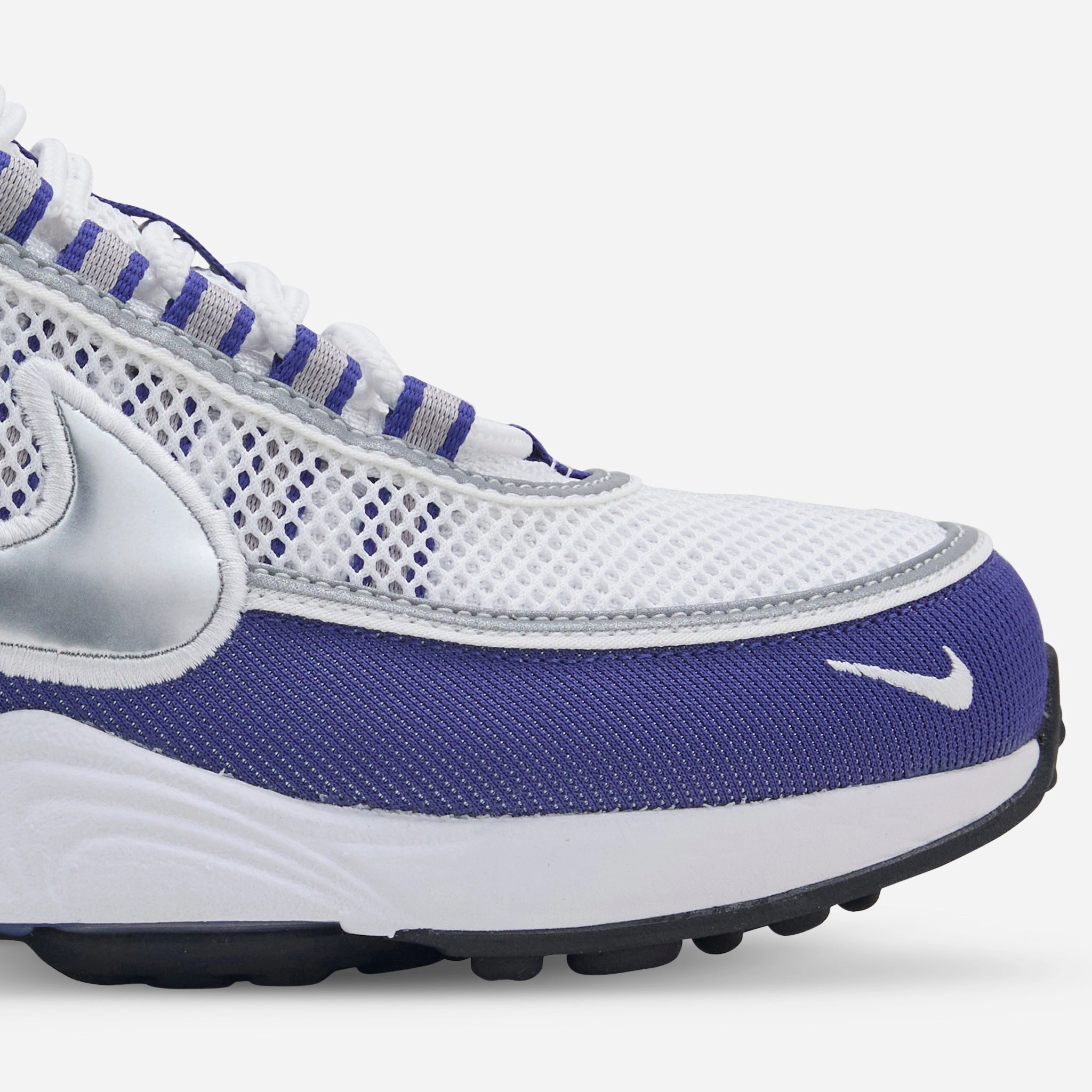 Air Zoom Spiridon SP White | Metallic Silver | Light Concord Kobe Basketball Shoes Nike