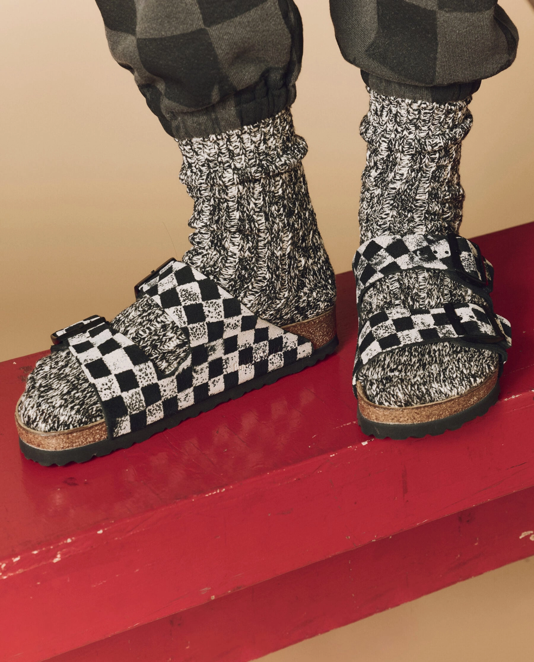 Clogs Size Chart The Hand Stamped BIRKENSTOCK Arizona. -- Black with Cream Check