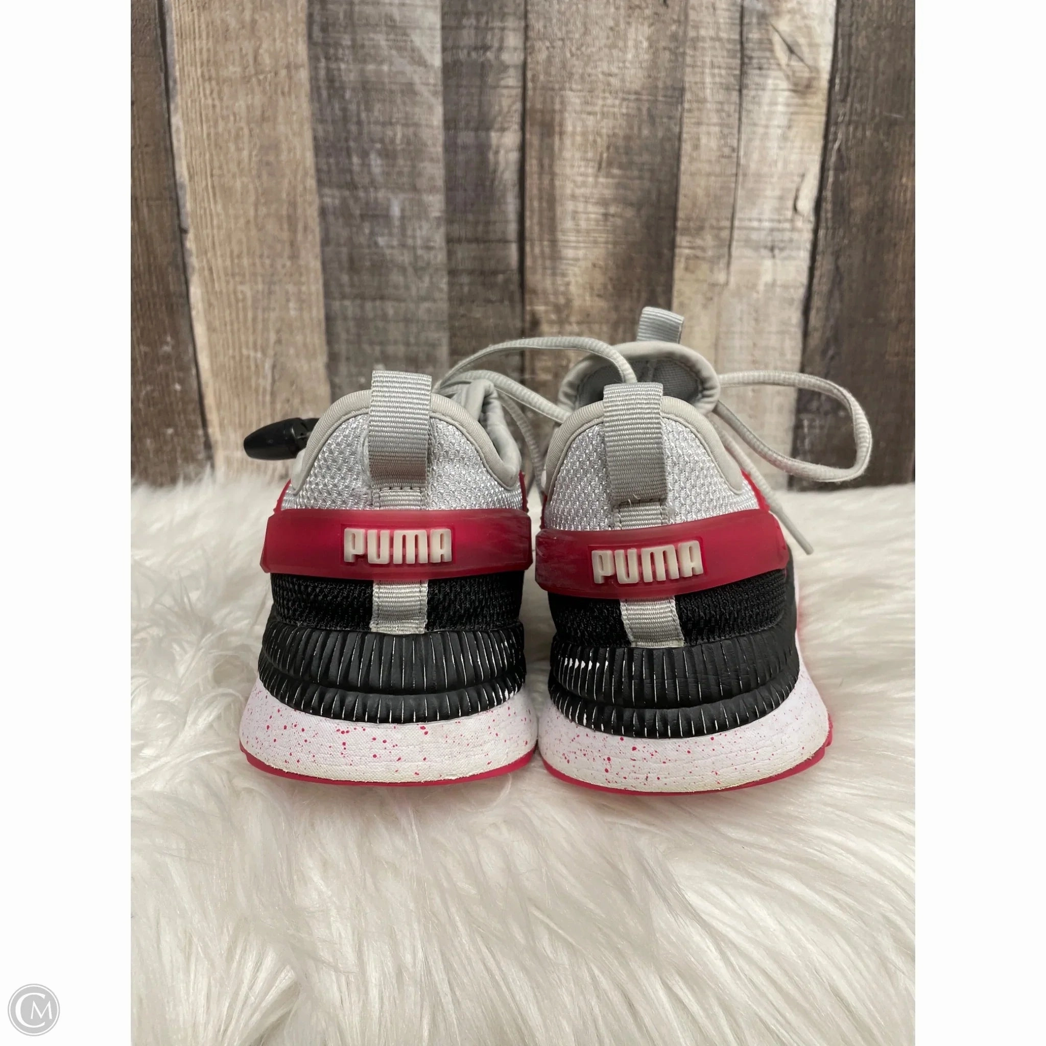 Shoes Athletic By Puma In Grey & Pink, Size: 8 Puma Ferrari Rsx Shoes