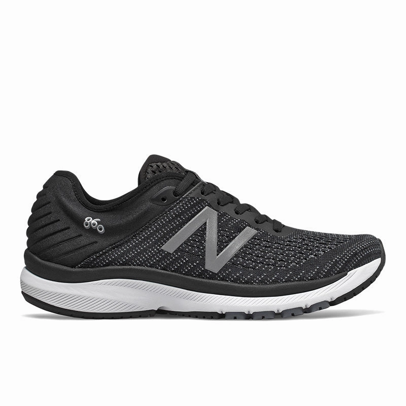 New Balance High Top Skate Shoes Men's New Balance Fresh Foam X 860v12, Black/White, 10 4E Extra Wide