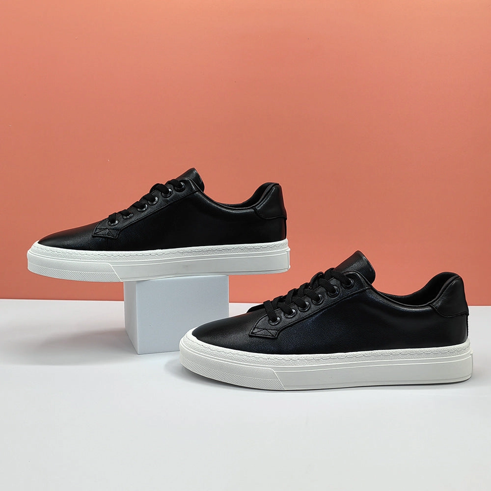 Comfort Flat Dress Shoes Men Minimalism Pure Leather Flat Soft Casual Shoes