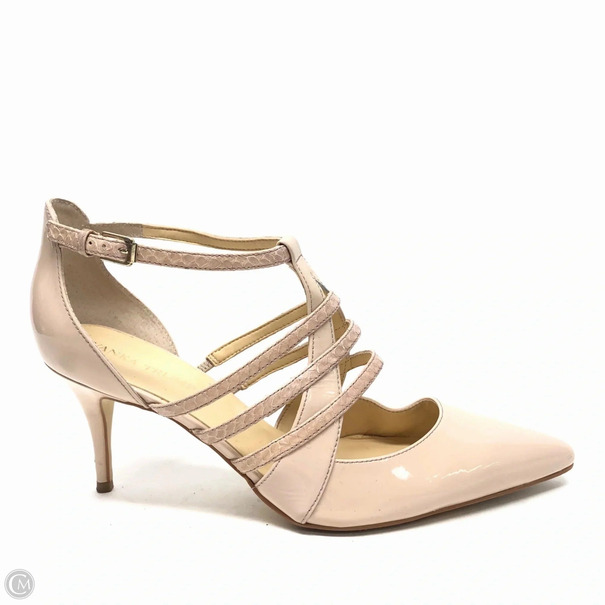 High Heel Combat Boots Shoes Heels Kitten By Ivanka Trump In Beige, Size: 9.5