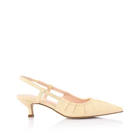 Lucius Slingback Kitten Heels - Butter Cream Jcpenney High Heel Shoes
