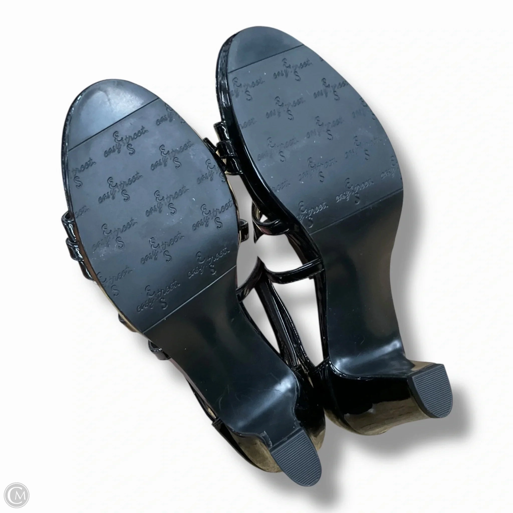 Shoes Heels Platform By Easy Street In Black, Size: 9 Thigh High Boots Without Heel Plus Size