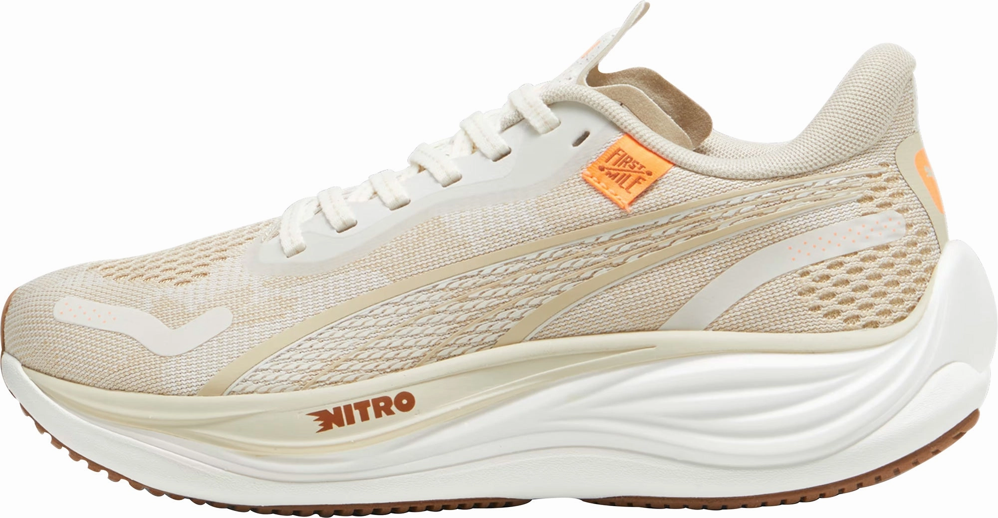 Puma Shoes Inverse Puma Velocity Nitro 3 Womens Running Shoes - Cream