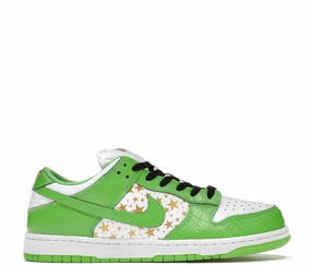 Nike Shoes Sparkle Nike SB Dunk Low Supreme Stars Mean Green
