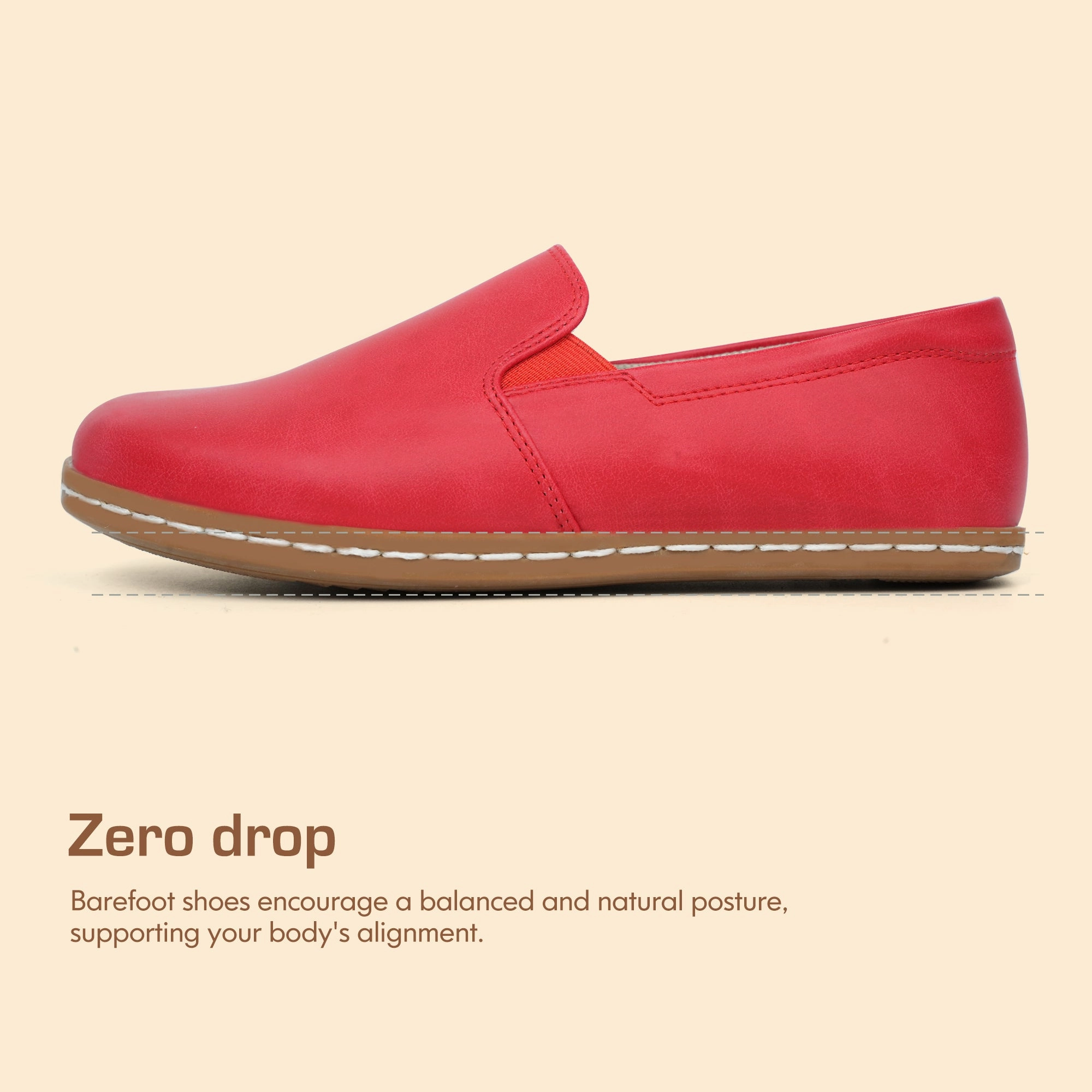 Red Barefoot Shoes-Satra