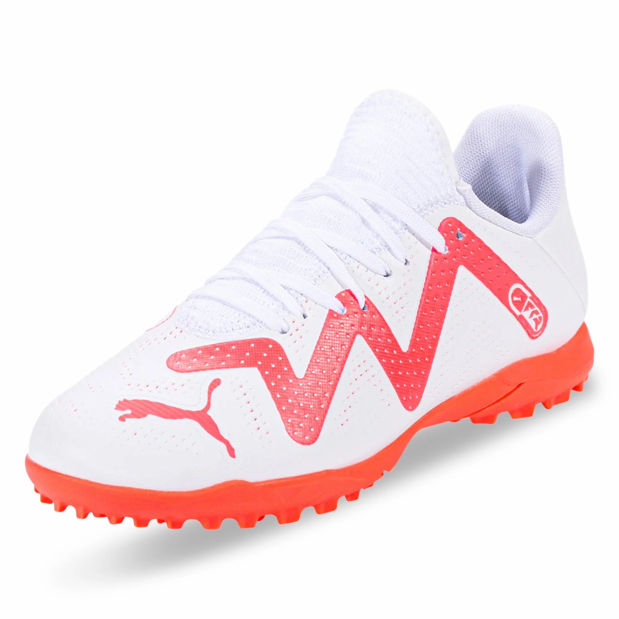 Puma Softride Sophia Slip-on Running Shoes Puma Jr. Future Play TT Turf Soccer Shoes (Puma White/Fire Orchid)