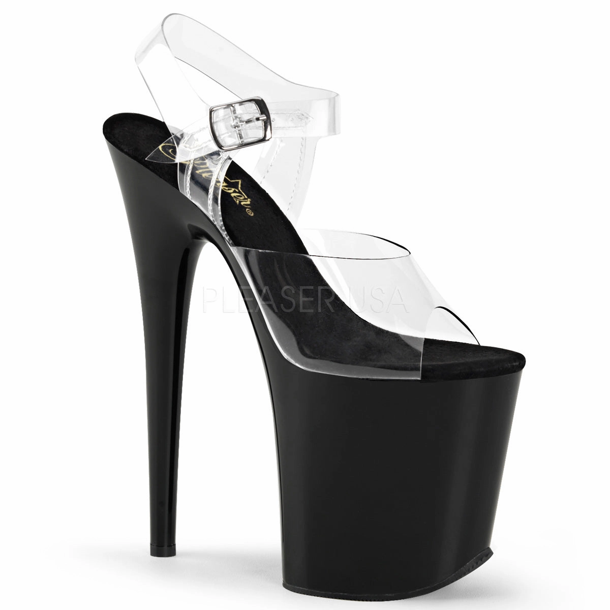 Flamingo-808 Black, 8" Heels High Heel Bathtub