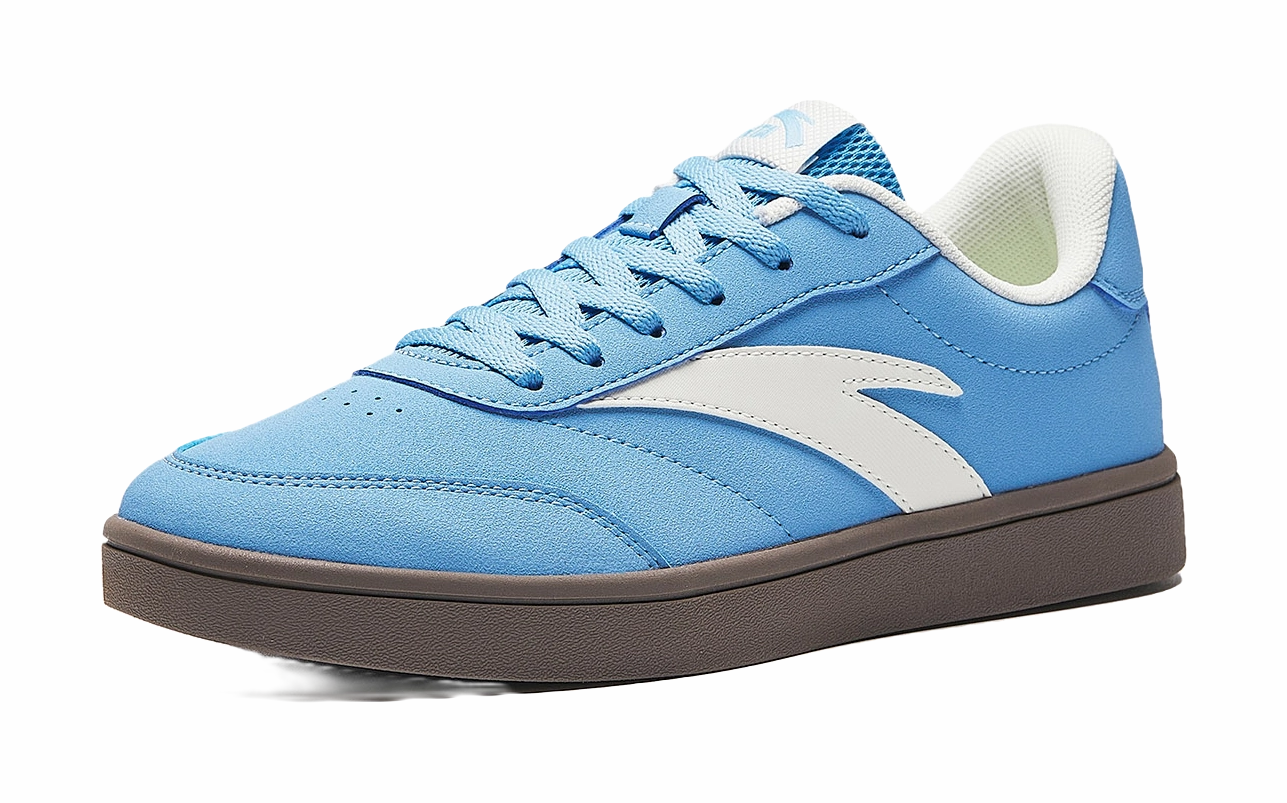 Synthetic Casual Shoes Anta Skateboard Shoes Women's Hua Guang Blue/Ivory White