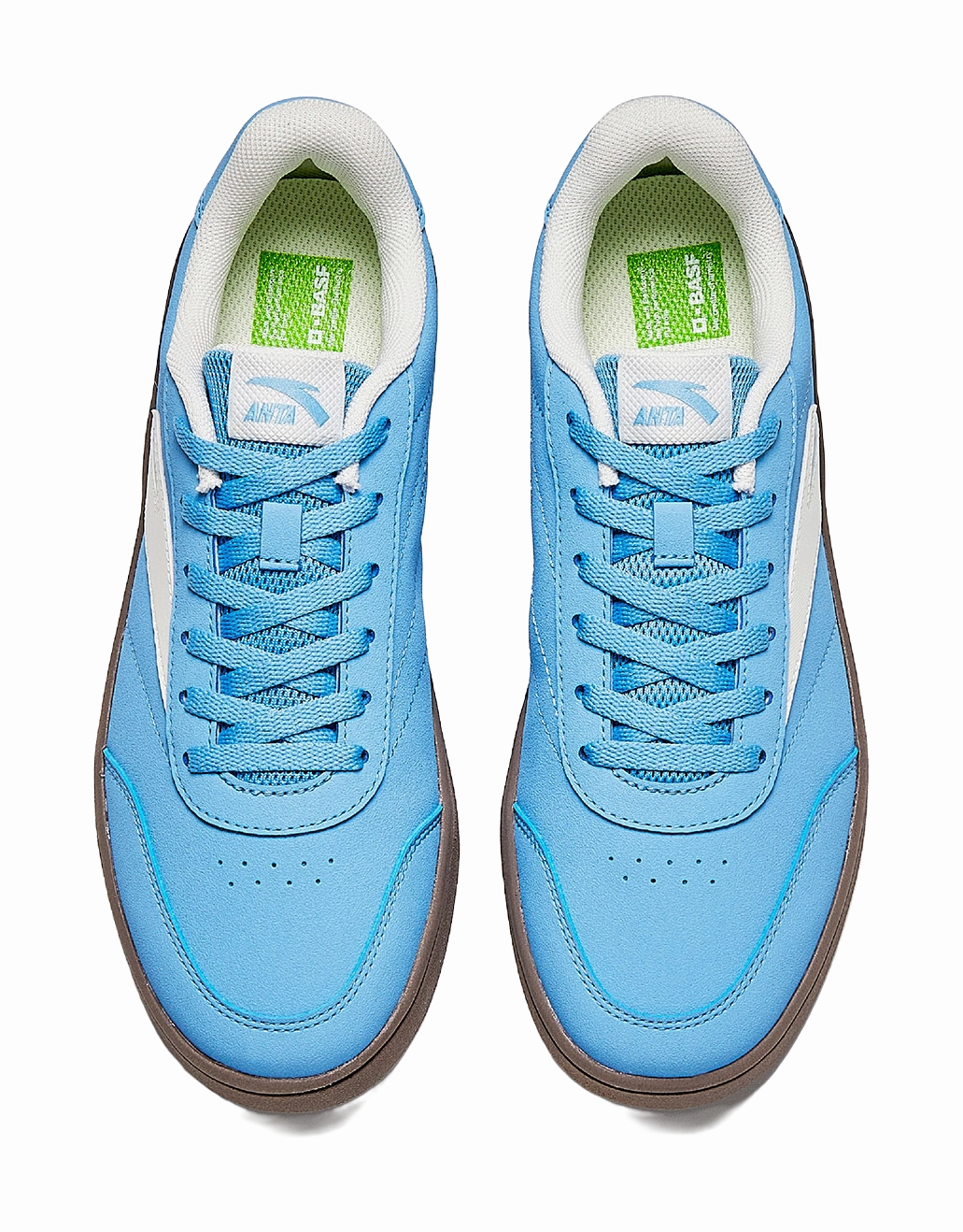 Big And Tall Casual Shoes Anta Skateboard Shoes Women's Hua Guang Blue/Ivory White