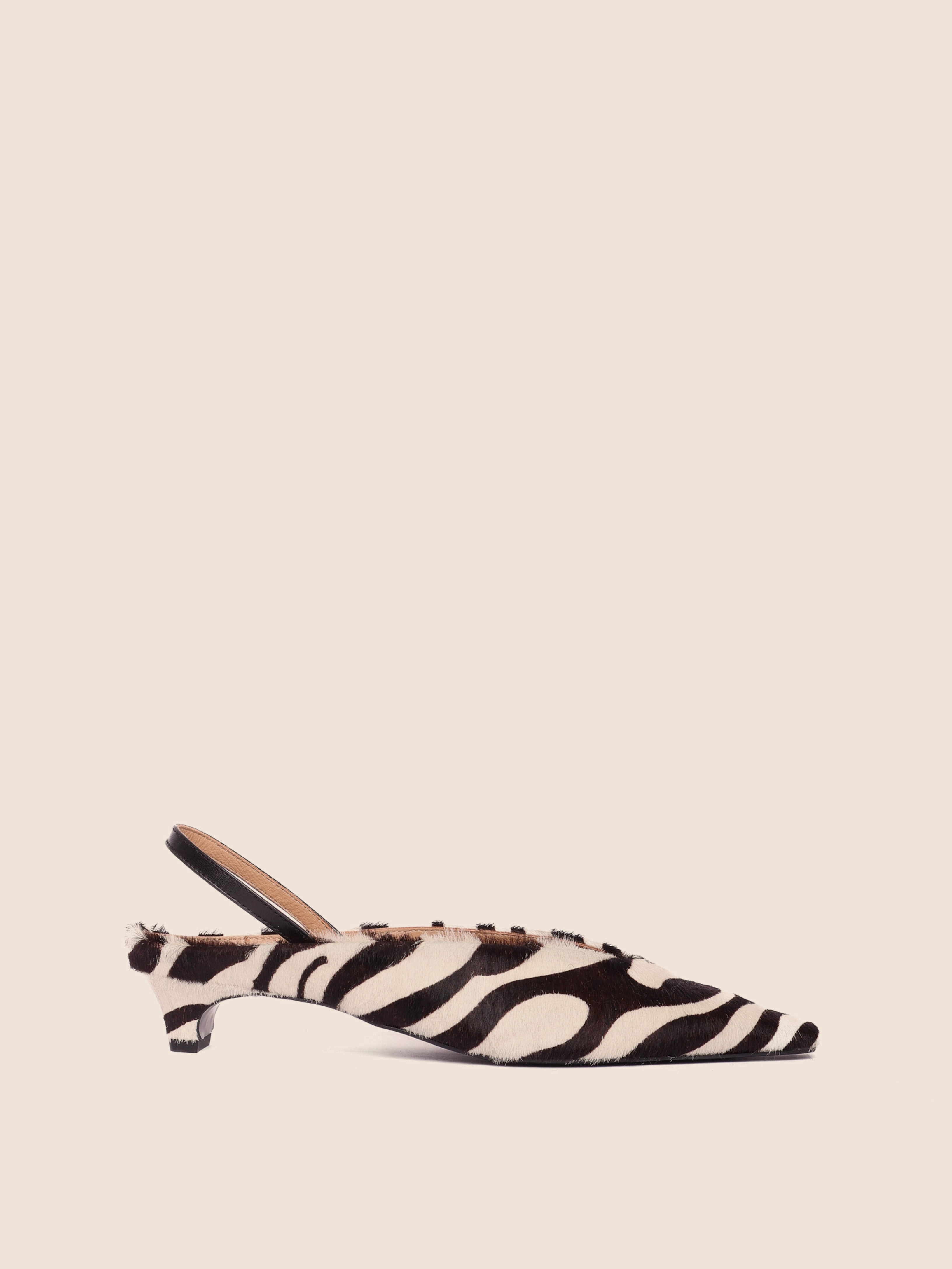 High Heel Platform Stilettos Floresta Zebra Pump