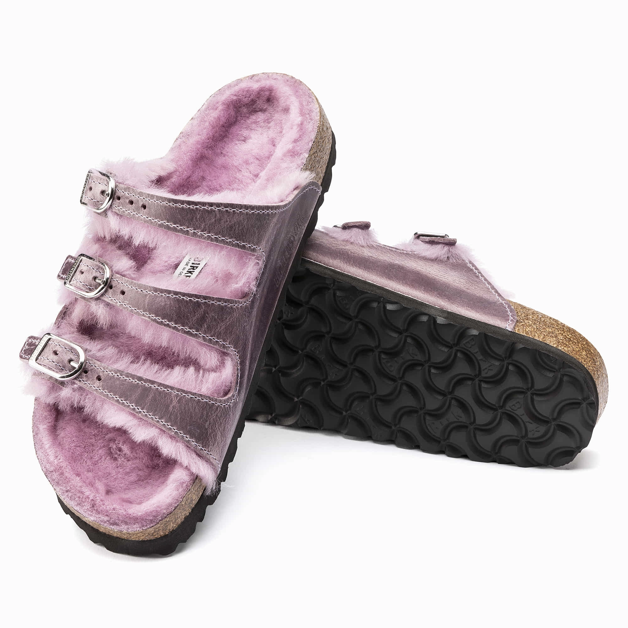 Florida Fresh Shearling Oiled Leather Boston Sale